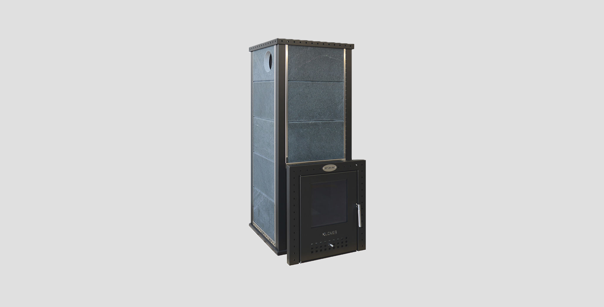 Soba sauna pe lemne BANYA RT20.RV de la Klover