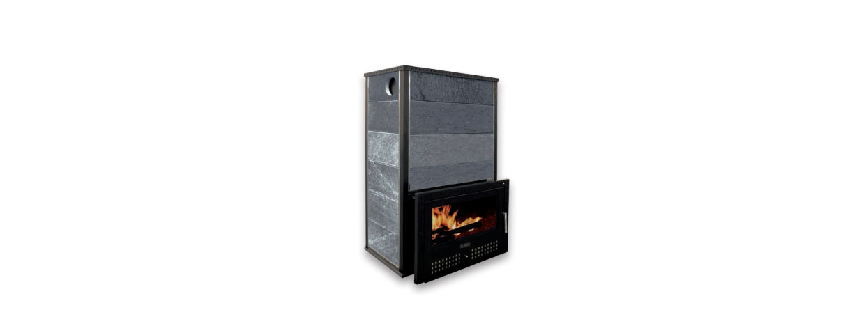Soba sauna pe lemne KLV RT-RV 100 de la Klover