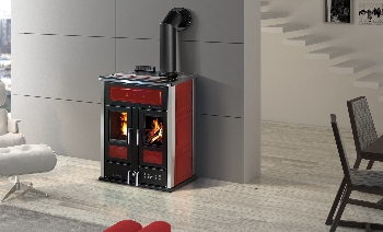 Termosoba pe peleti si lemne BI-FIRE MID de la Klover